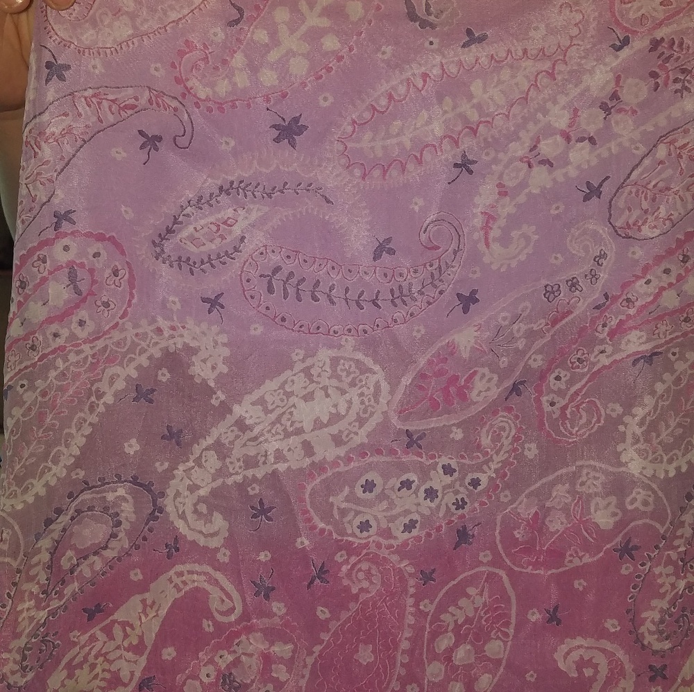 Silk purple skirt size 6